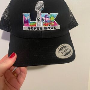 Black Snapback Super Bowl Hat